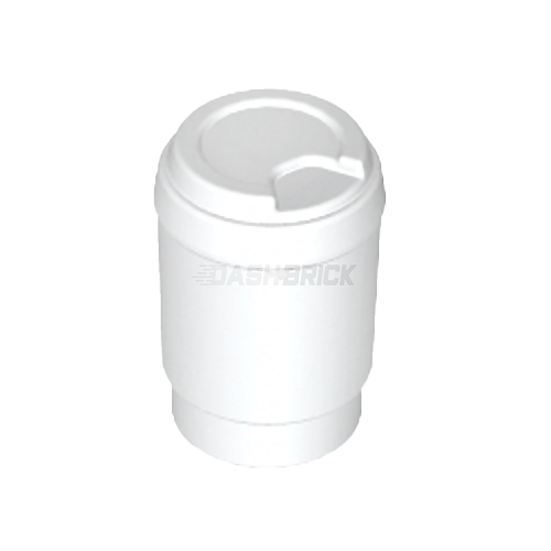 LEGO Minifigure Accessory - Take Out Cup/Coffee Cup, White [95228]