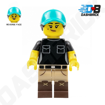 LEGO Minifigure - Birdwatcher, Female, Cargo Pants, Ponyail [CITY]