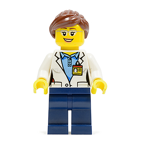 LEGO Minifigure - Space Scientist, Female, Glasses (2015) [CITY]