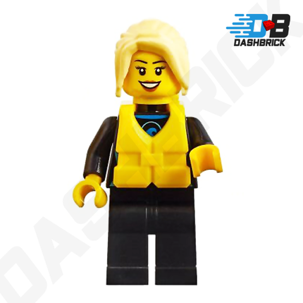 LEGO Minifigure -  Beachgoer, Female Windsurfer [CITY]