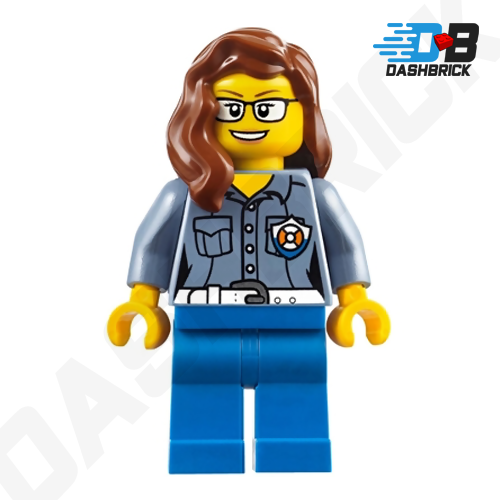 LEGO Minifigure - Coast Guard "Hannah", Female, Glasses [CITY]