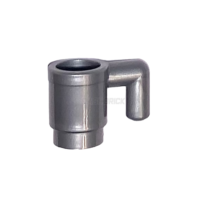 LEGO Minifigure Accessory - Tin/Metal Mug/Cup, Flat Silver [3899]
