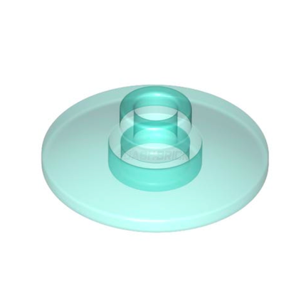 LEGO Dish 2 x 2 Inverted (Radar), Trans-Light Blue [4740]