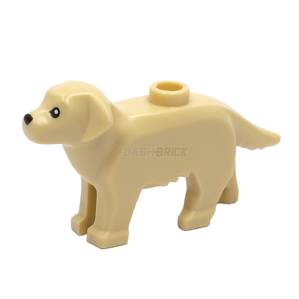 LEGO Minifigure Animal - Dog, Labrador/Golden Retriever, Tan [69962pb01]