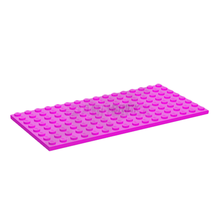 LEGO Plate 8 x 16, Dark Pink [92438]