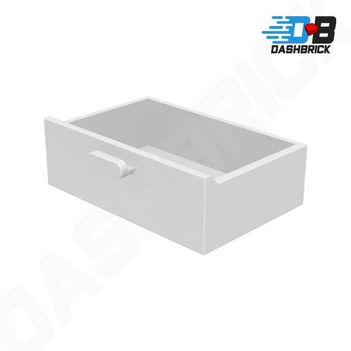LEGO Container, Cupboard 2 x 3 Drawer, White [4536]