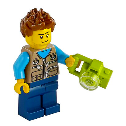 LEGO Minifigure - Camper/Tourist, Male, Spiky Hair [CITY]