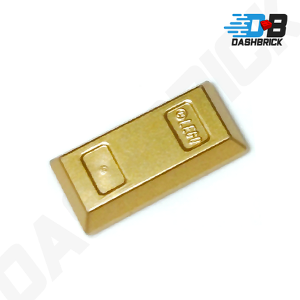 LEGO Minifigure Accessory - Gold Bullion, Ingot / Bar, Metalic Gold [99563] 6294492