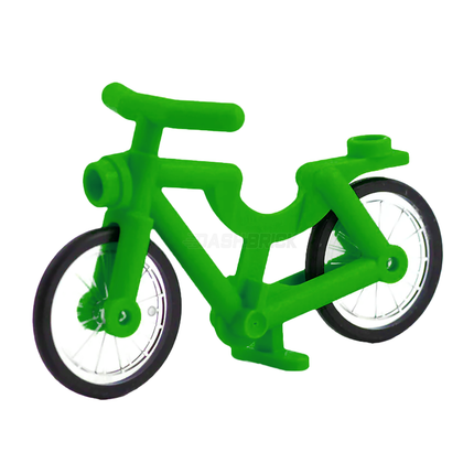 LEGO Minifigure Accessory - Bicycle, Green, Riding Cycle/Bike [4719c02]