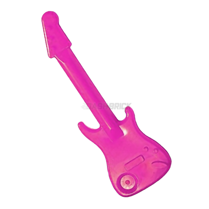 LEGO Minifigure Accessory - Guitar, Electric, Dark Pink [11640]