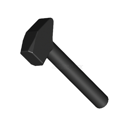 LEGO Minifigure Accessory - Tool, Hammer, Black [4522]