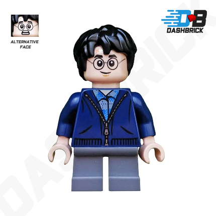 LEGO Minifigure - Harry Potter, Boy, Dark Blue Zip Up