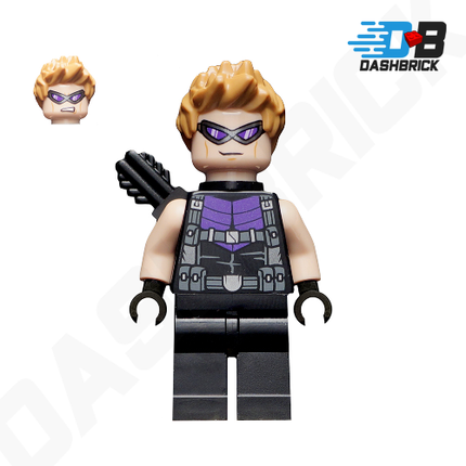 LEGO® Minifigure™ - Hawkeye - Black and Dark Purple Suit [MARVEL]