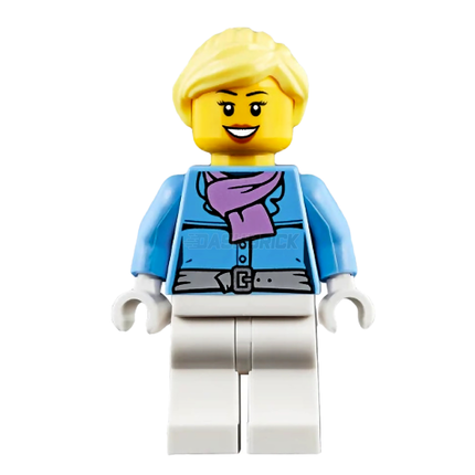 LEGO Minifigure - Female, Parka with Scarf, Ponytail [CITY]