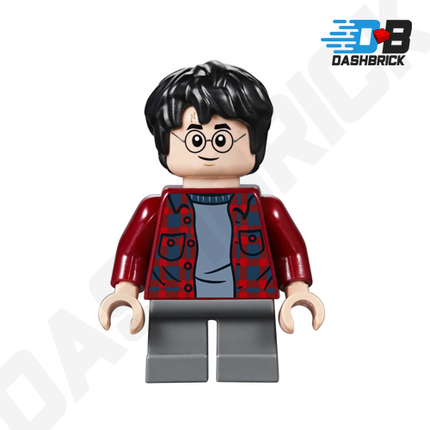 LEGO Minifigure - Harry Potter, Red Plaid Flannel Shirt, [HARRY POTTER]