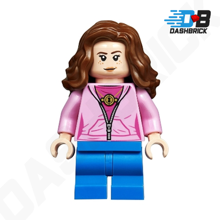 LEGO Minifigure - Hermione Granger, Bright Pink Jacket, Medium Legs [HARRY POTTER]
