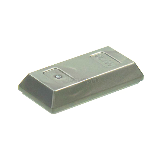 LEGO Minifigure Accessory - Silver, Ingot / Bar, Flat Silver [99563]