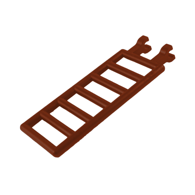 LEGO Bar 7 x 3 with 2 Clips (Ladder), Reddish Brown [6020]