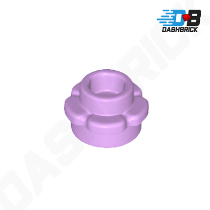 LEGO® Medium Lavender Flowers, Round 1 x 1 with Flower Edge (5 Petals) - Multi-Pack [24866]