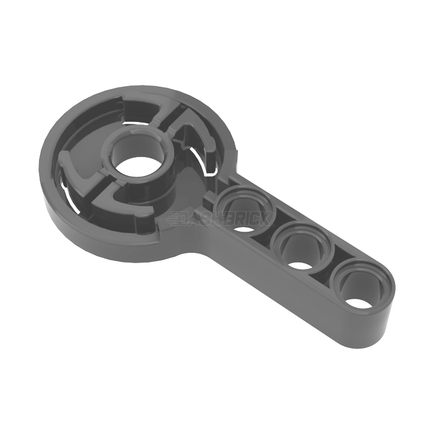 LEGO Technic, Rotation Joint Disk with Pin Hole and 3L Liftarm, Dark Grey [44224]
