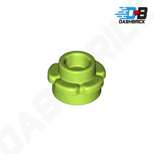 LEGO® Lime Green Flowers, Round 1 x 1 with Flower Edge (5 Petals) [24866] - Multi-Pack