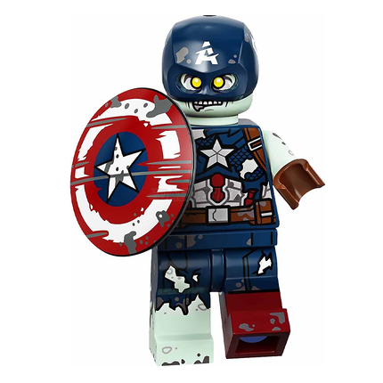 LEGO Collectable Minifigures - Zombie Captain America (9 of 12) [Marvel Studios Series 1]