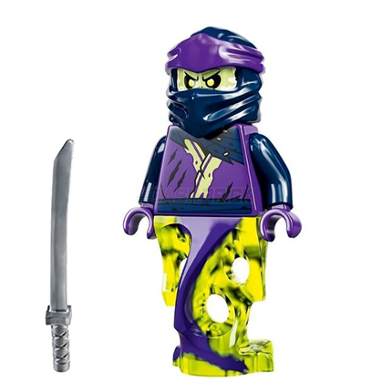LEGO Minifigure - Ghost Ninja Karenn, Skull Face, Legacy [NINJAGO]