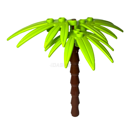 LEGO "Broadleaf Palm" - Brick Built Tree, Lime Green [MiniMOC]