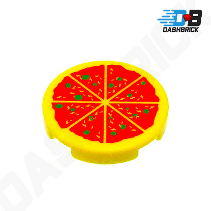 LEGO® Minifigures™ Food - Pizza (Round 2x2 Tile) [14769pb011]
