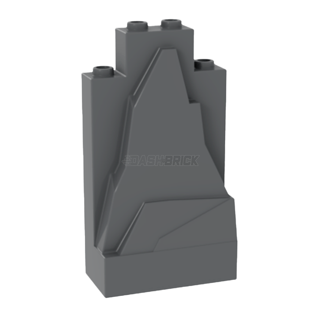 LEGO Rock Panel 2 x 4 x 6, Dark Grey [47847, 33458, 54782] 4513326