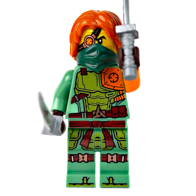 LEGO Minifigure - "Ronin" Legacy, Dark Green Bandana [NINJAGO]
