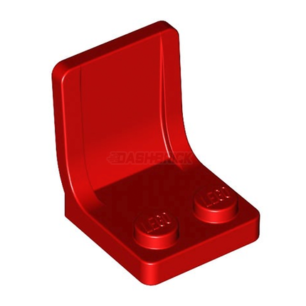 LEGO Minifigure Accessory - Seat/Chair 2 x 2, Red [4079b]