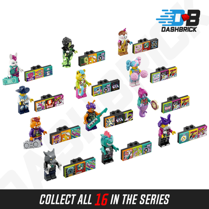 LEGO Collectable Minifigures - Banshee Singer (8 or 12) [Vidiyo Bandmates Series 1]