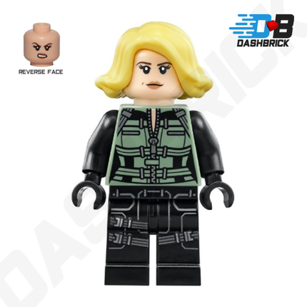LEGO Minifigure - Black Widow, Blond Hair [MARVEL]