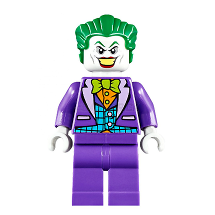 LEGO Minifigure - The Joker - Lime Bow Tie (sh515) [DC Comics]