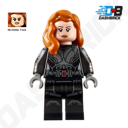 LEGO Minifigure - Black Widow, Black Jumpsuit, Printed Arms [MARVEL: Avengers]