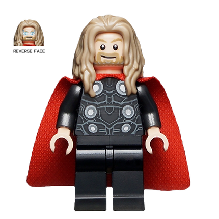 LEGO Minifigure - Thor, Long Dark Tan Hair, Avengers Endgame [MARVEL]
