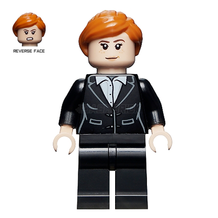 LEGO Minifigure - Pepper Potts, Black Suit, Iron-Man [MARVEL]