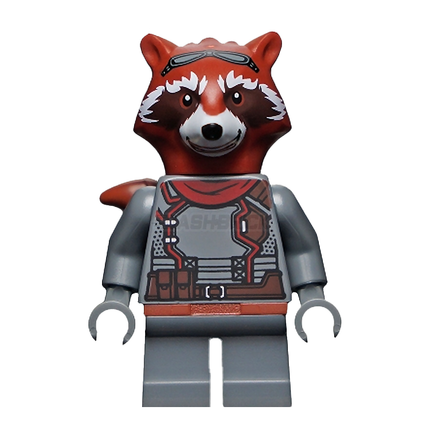 LEGO Minifigure - Rocket Raccoon, Dark Grey Outfit [MARVEL]