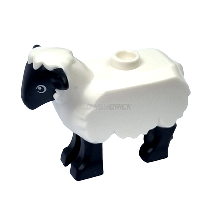 LEGO Minifigure Animal - Sheep, White/Black [30115]
