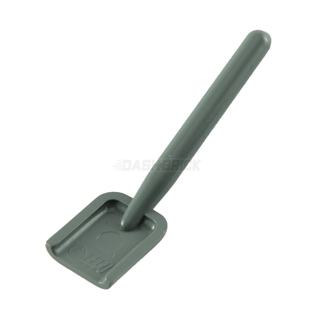 LEGO Minifigure Accessory - Tool, Shovel/Spade, Round Stem End, Dark Grey [3837]