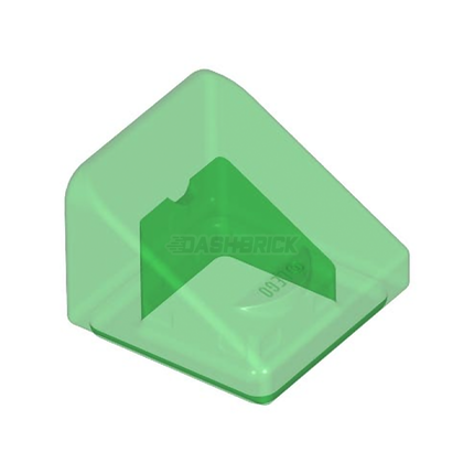 LEGO Slope 30 1 x 1 x 2/3, Trans-Green [54200]