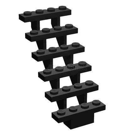 LEGO Stairs 7 x 4 x 6 Straight Open, Black [30134] 4279270
