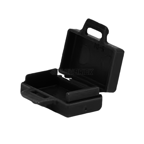 LEGO Minifigure Accessory - Suitcase / Briefcase, Black [93091 / 4449]