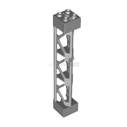 LEGO Pillar Support 2 x 2 x 10 Girder, Light Grey [95347] 6186292