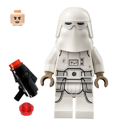 LEGO Minifigure - Snowtrooper - Female, Printed Legs, Nougat Head, Angry [STAR WARS]