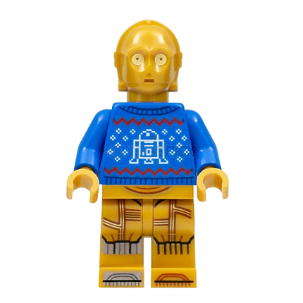 LEGO Minifigure - C-3PO, Holiday Sweater [STAR WARS] Limited Edition