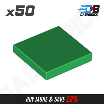 LEGO Tile 2 x 2, Green [3068b]