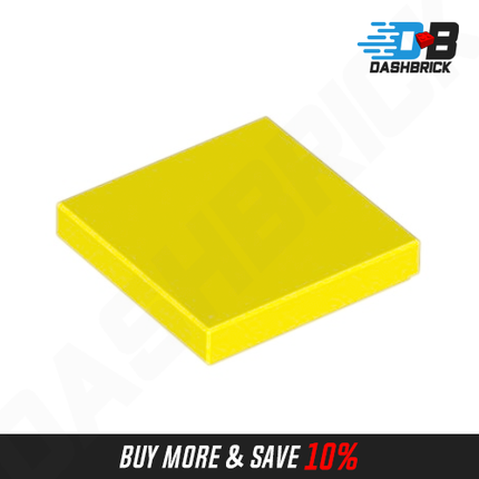 LEGO Tile 2 x 2, Yellow [3068b]