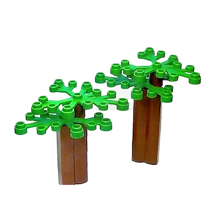 LEGO Tree, Plant - Custom Build Trees (16 parts) [MiniMOC]